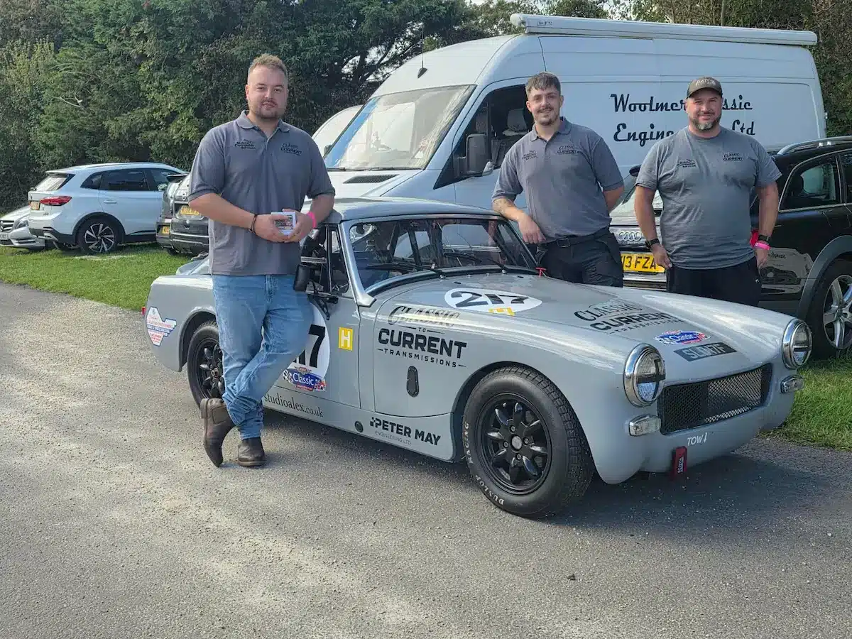 The team behind number 217 at Castle Combe