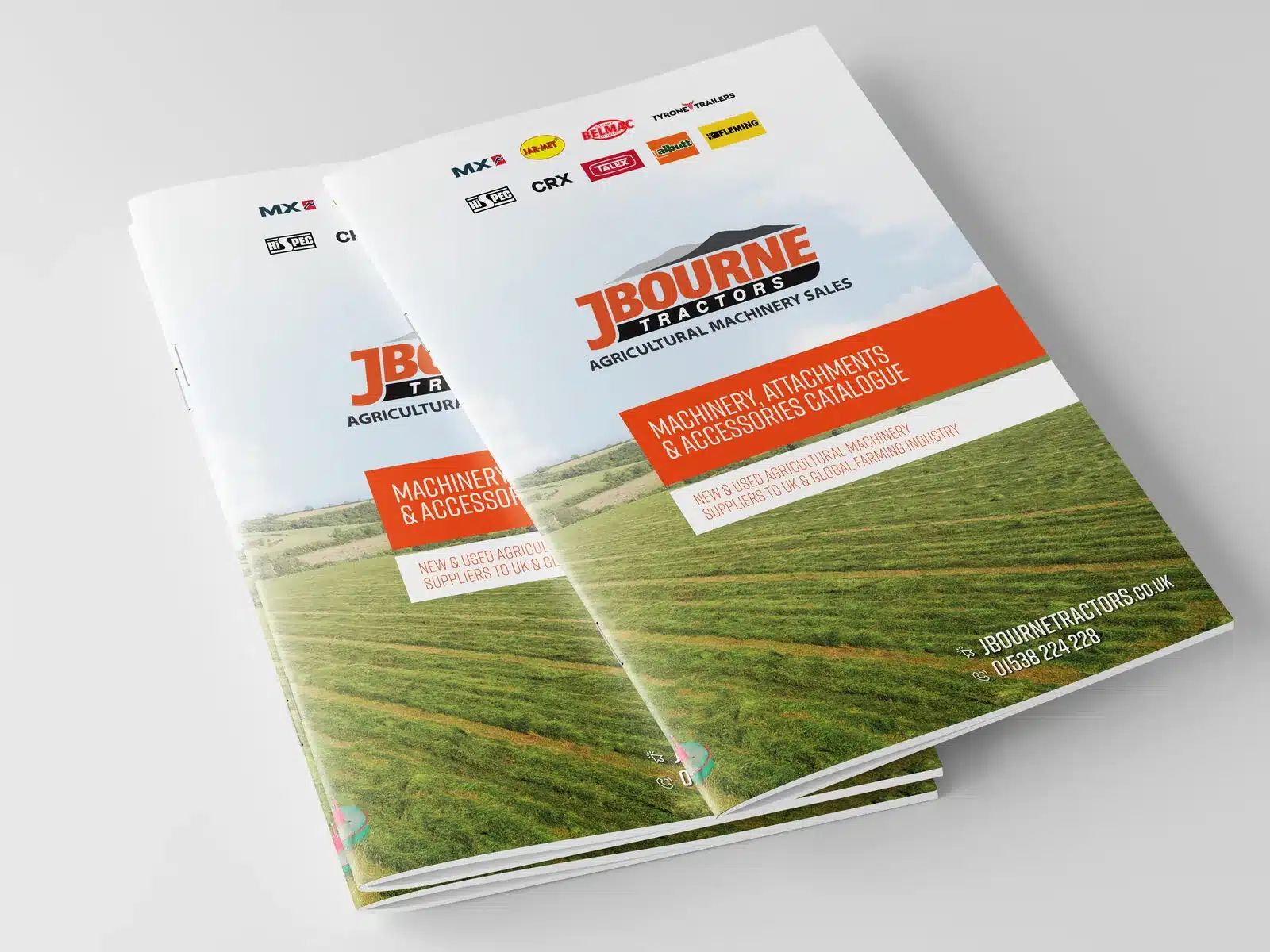 A5 booklet covers for an agricultural dealer