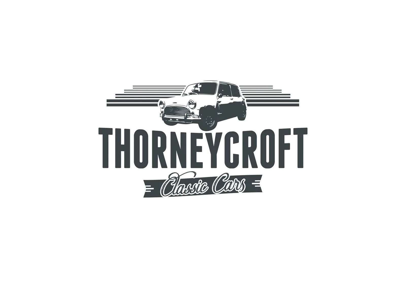 Logo for a classic car restorer