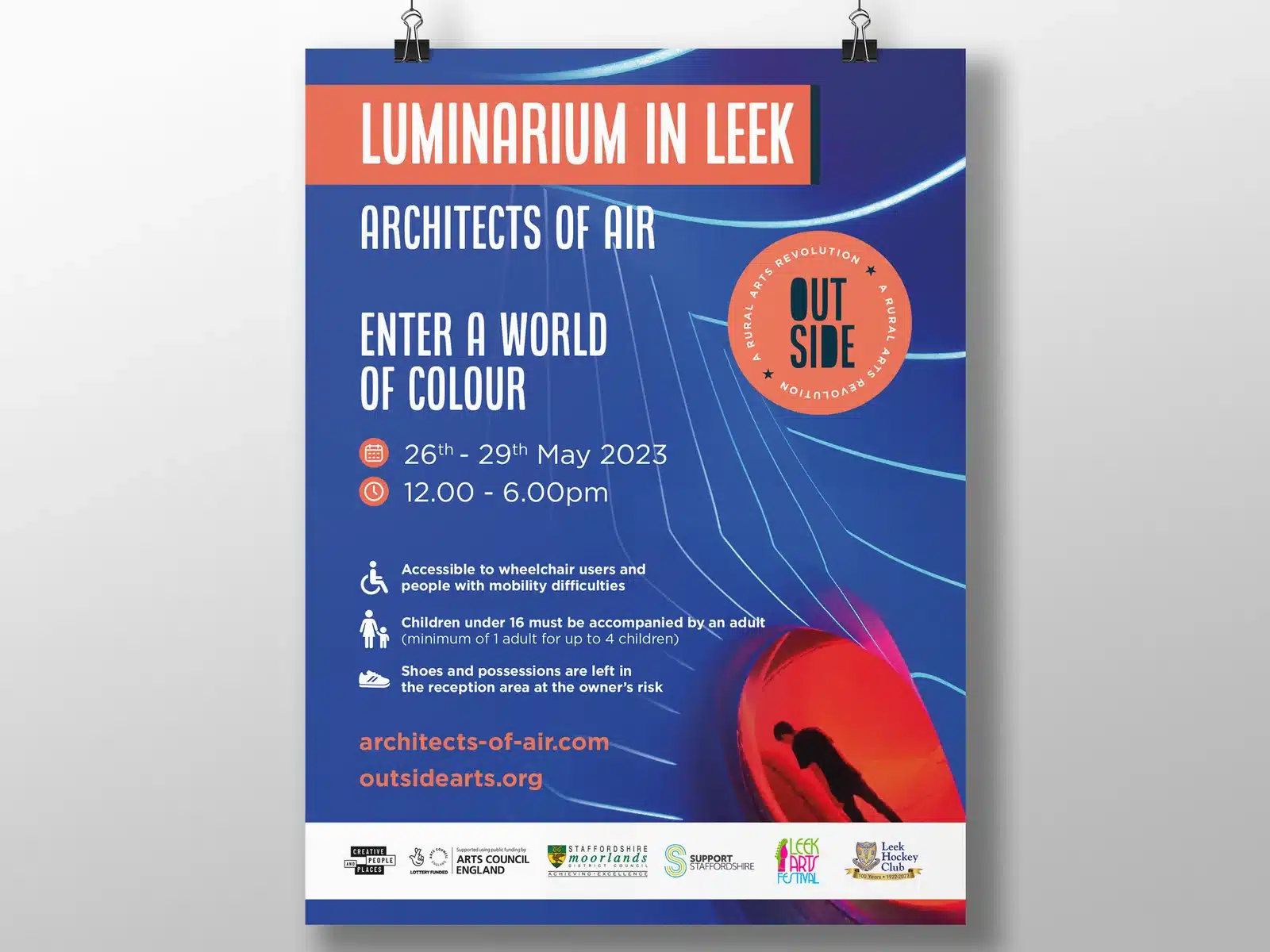 Event poster design Event poster for an arts festival