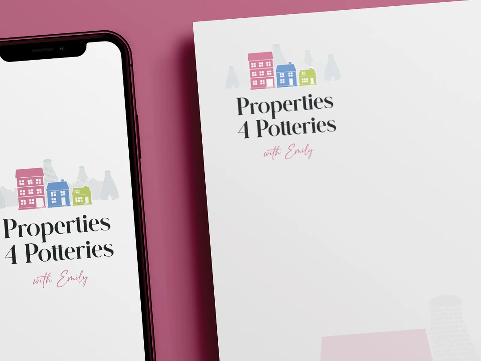 Brand identity and stationery for a property business Brand identity and stationery for a property business