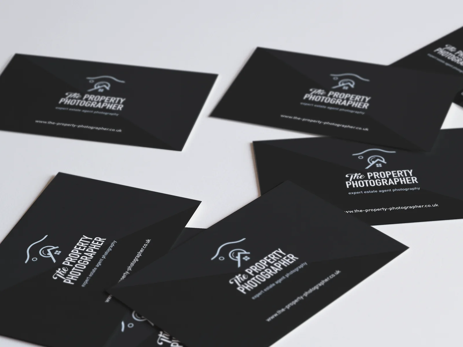 Business cards for a property photographer