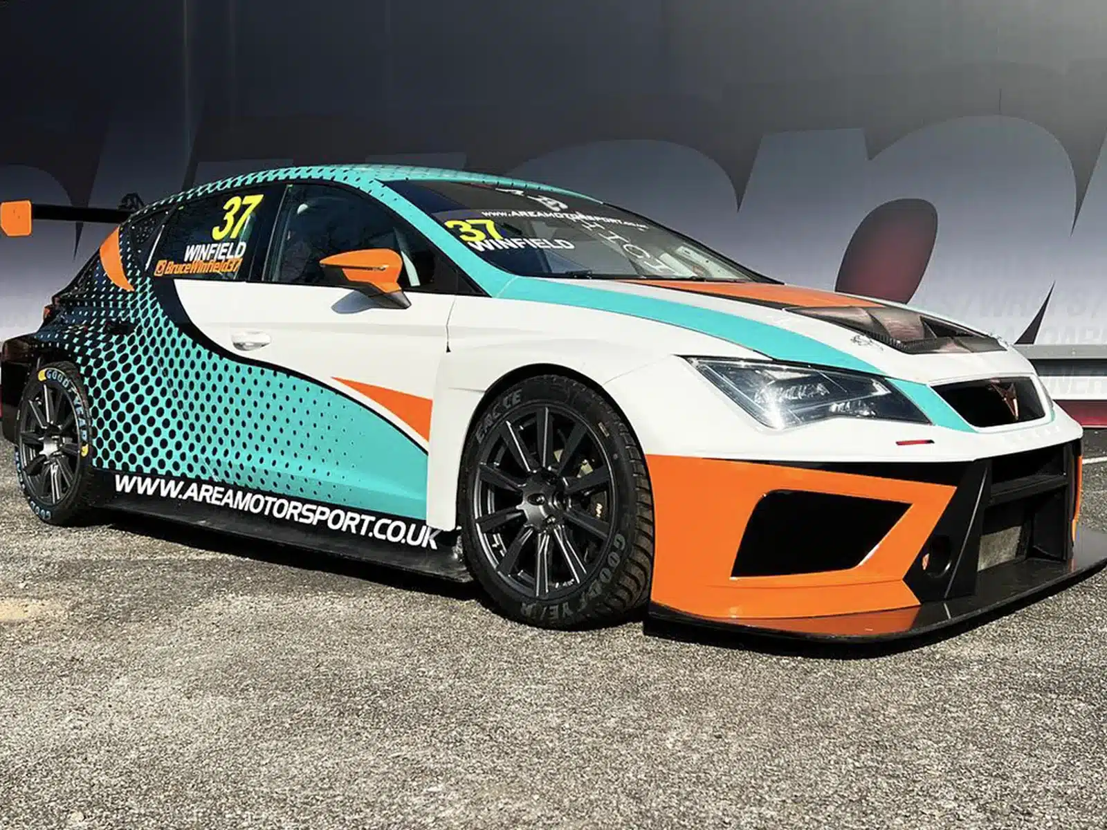 Touring car race livery